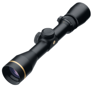 The Leupold VX-3 handgun scope features a 2.5-8x magnification, 32mm objective diameter, and second focal plane duplex reticle.